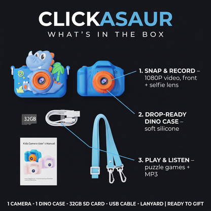 What's in the Clickasaur box